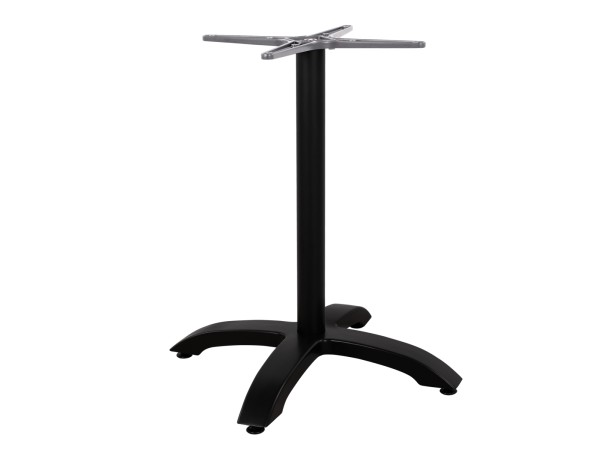 ΒΑΣΗ ΑΛΟΥΜΙΝΙΟΥ HM460.01 ΜΑΥΡΟ ΜΑΤ 66Χ66Χ73Υεκ. ΜΕ ΣΤΑΥΡΟ 48Χ48εκ.