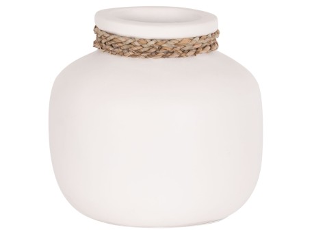 ΕΠΙΤΡΑΠΕΖΙΟ ΔΙΑΚΟΣΜΗΤΙΚΟ ΒΑΖΟ CAMMER HM4687.02S ΤΕΡΑΚΟΤΑ ΣΕ ΛΕΥΚΟ--Φ22x20Υεκ.