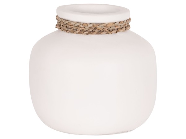 ΕΠΙΤΡΑΠΕΖΙΟ ΔΙΑΚΟΣΜΗΤΙΚΟ ΒΑΖΟ CAMMER HM4687.02S ΤΕΡΑΚΟΤΑ ΣΕ ΛΕΥΚΟ--Φ22x20Υεκ.