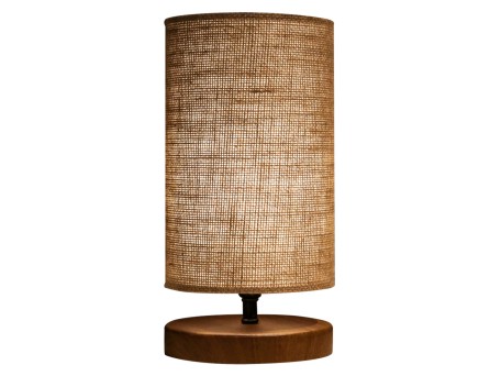 ΦΩΤΙΣΤΙΚΟ ΕΠΙΤΡΑΠΕΖΙΟ ΞΥΛΙΝΟ ΜΕ WICKER ΚΑΦΕ ΜΕ ΜΠΕΖ HM7596.01 24Χ30εκ.