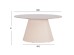 ΤΡΑΠΕΖΙ ΣΑΛΟΝΙΟΥ DUNCAN HM18022.02 ΚΕΡΑΜΙΚΟ TOP-MDF ΒΑΣΗ-ΚΡΕΜ ΛΕΥΚΟ Φ80x41Υεκ.