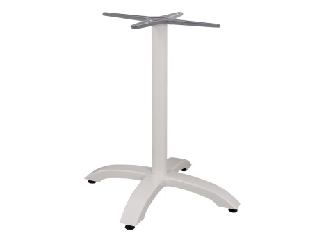 ΒΑΣΗ ΑΛΟΥΜΙΝΙΟΥ HM460.02 ΛΕΥΚΗ ΜΑΤ 66Χ66Χ73Υεκ. ΜΕ ΣΤΑΥΡΟ 48Χ48εκ.