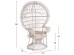 ΠΟΛΥΘΡΟΝΑ ROYAL PEACOCK HM9342.02 RATTAN ΣΕ ΛΕΥΚΟ-ΜΑΞΙΛΑΡΙ ΛΕΥΚΟ 114x72x150Yεκ. ΠΟΛΥΘΡΟΝΑ ROYAL PEACOCK HM9342.02 RATTAN ΣΕ ΛΕΥΚΟ-ΜΑΞΙΛΑΡΙ ΛΕΥΚΟ 114x72x150Yεκ.