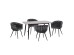 ΣΕΤ ΤΡΑΠΕΖΑΡΙΑΣ 5ΤΜΧ RAVEN HM12116.01 ΚΕΡΑΜΙΚΟ TOP ΓΚΡΙ ΜΑΡΜΑΡΟ--ΓΚΡΙ ΒΕΛΟΥΔΟ