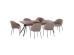 ΣΕΤ ΤΡΑΠΕΖΑΡΙΑΣ 7ΤΜΧ MANDY HM10957.03 MDF TOP--ΥΦΑΣΜΑ TAUPE & ΜΕΤΑΛ.ΠΟΔΙΑ ΣΕΤ ΤΡΑΠΕΖΑΡΙΑΣ 7ΤΜΧ MANDY HM10957.03 MDF TOP--ΥΦΑΣΜΑ TAUPE & ΜΕΤΑΛ.ΠΟΔΙΑ