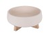 ΓΛΑΣΤΡΑ ΕΣ.ΧΩΡΟΥ FRELLO HM4674.02M ΛΕΥΚΟ FIBER CEMENT--TEAK ΒΑΣΗ 27x26,5x12Υεκ.