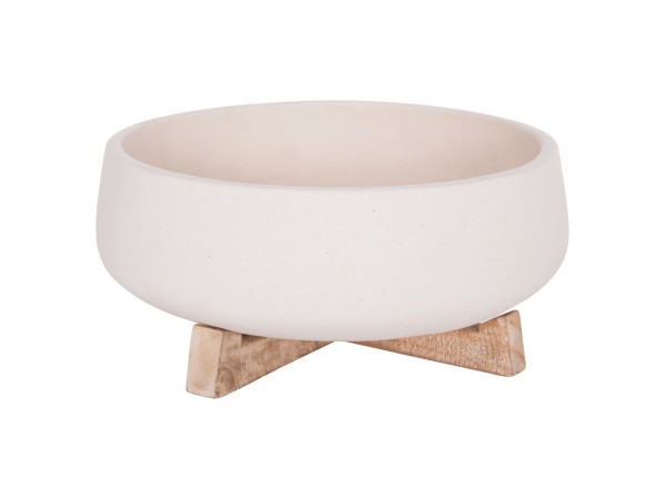 ΓΛΑΣΤΡΑ ΕΣ.ΧΩΡΟΥ FRELLO HM4674.02M ΛΕΥΚΟ FIBER CEMENT--TEAK ΒΑΣΗ 27x26,5x12Υεκ.