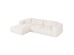 ΚΑΝΑΠΕΣ ΓΩΝΙΑ (ΑΡΙΣΤΕΡΗ) BRICKEN HM3275.02L ΛΕΥΚΟ ΥΦΑΣΜΑ 110-282x98-160x72Υεκ.