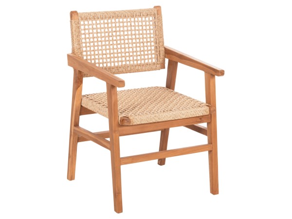 ΠΟΛΥΘΡΟΝΑ BJORN HM9403.21 ΜΑΣΙΦ ΞΥΛΟ ΤEAK ΦΥΣΙΚΟ-ΣΧΟΙΝΙ 56x56x83Υ εκ.