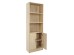 ΒΙΒΛΙΟΘΗΚΗ ΜΕΛΑΜΙΝΗΣ ENSLEY HM2027.03 SONAMA ΜΕ ΧΕΡΟΥΛΙ 60x30x180εκ
