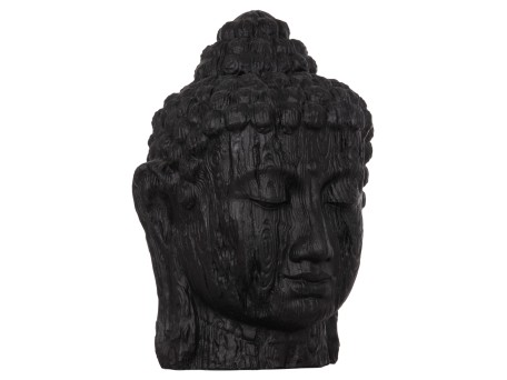 ΔΙΑΚΟΣΜΗΤΙΚΟ ΔΑΠΕΔΟΥ XXL ΚΕΦΑΛΙ ΒΟΥΔΑ HM4385.01 ΓΥΨΟΣ ΣΕ ΜΑΥΡΟ 90x90x100Υεκ.