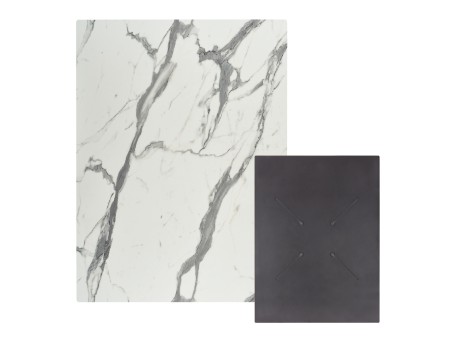 ΕΠΙΦΑΝΕΙΑ ΤΡΑΠΕΖΙΟΥ HPL ΟΡΘΟΓΩΝΙΑ HM6350.31 ΛΕΥΚΟ ΜΑΡΜΑΡΟ 60x80εκ.