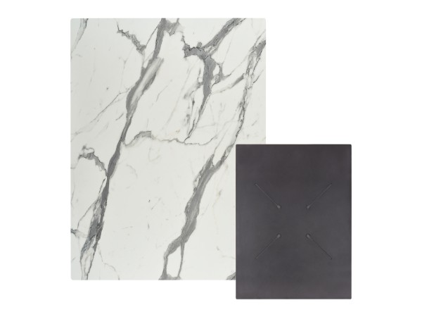 ΕΠΙΦΑΝΕΙΑ ΤΡΑΠΕΖΙΟΥ HPL ΟΡΘΟΓΩΝΙΑ HM6350.31 ΛΕΥΚΟ ΜΑΡΜΑΡΟ 60x80εκ.