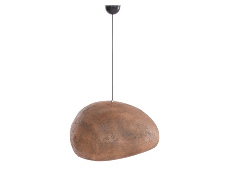 ΦΩΤΙΣΤΙΚΟ ΟΡΟΦΗΣ ΜΕ ΟΨΗ ΠΕΤΡΑΣ STONER (M) HM4418 ΣΚΟΥΡΟ ΜΠΕΖ ΗΜΙΔΙΑΦΑΝΟ 56x31x31Υεκ.