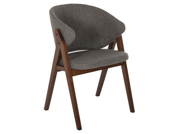 ΚΑΡΕΚΛΑ HANA HM9746.02 RUBBERWOOD ΣΕ ΚΑΡΥΔΙ ΧΡΩΜΑ-ΓΚΡΙ ΥΦΑΣΜΑ 55x60x84Yεκ. ΚΑΡΕΚΛΑ HANA HM9746.02 RUBBERWOOD ΣΕ ΚΑΡΥΔΙ ΧΡΩΜΑ-ΓΚΡΙ ΥΦΑΣΜΑ 55x60x84Yεκ.