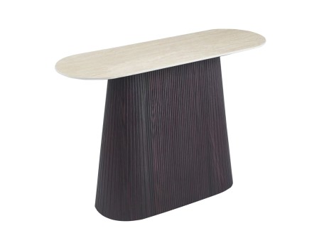 ΚΟΝΣΟΛΑ CATER HM18323 ΚΕΡΑΜΙΚΟ TOP ΟΨΗ ΤΡΑΒΕΡΤΙΝΑΣ-MDF ΒΑΣΗ 120x40x77Υεκ.