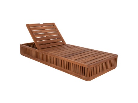 ΞΑΠΛΩΣΤΡΑ ΧΩΡΙΣ ΜΑΞΙΛΑΡΙΑ VERNON HM6331 ΞΥΛΟ ΤΕΑΚ ΣΕ ΦΥΣΙΚΟ 200x80x25Υεκ.