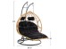 ΔΙΠΛΗ ΚΡΕΜΑΣΤΗ ΦΩΛΙΑ ME ΥΠΟΠΟΔΙΟ GRACIE HM5754.02 ΜΠΕΖ ΣΥΝΘ.RATTAN-ΓΚΡΙ ΜΕΤΑΛ.ΣΚΕΛΕΤΟΣ Φ120x200Υεκ