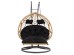 ΔΙΠΛΗ ΚΡΕΜΑΣΤΗ ΦΩΛΙΑ ME ΥΠΟΠΟΔΙΟ GRACIE HM5754.02 ΜΠΕΖ ΣΥΝΘ.RATTAN-ΓΚΡΙ ΜΕΤΑΛ.ΣΚΕΛΕΤΟΣ Φ120x200Υεκ