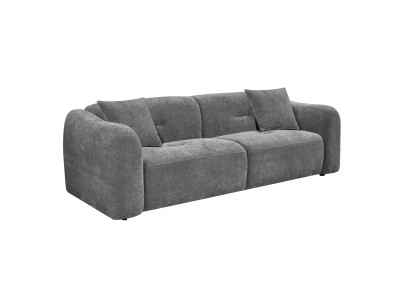 ΚΑΝΑΠΕΣ 3-ΘΕΣΙΟΣ JUNOA HM3333.01 ΓΚΡΙ ΥΦΑΣΜΑ 228x89x74Υεκ