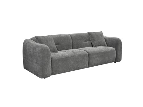 ΚΑΝΑΠΕΣ 3-ΘΕΣΙΟΣ JUNOA HM3333.01 ΓΚΡΙ ΥΦΑΣΜΑ 228x89x74Υεκ