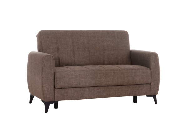 ΚΑΝΑΠΕΣ ΚΡΕΒΑΤΙ ΜΕ ΑΠΟΘ.ΧΩΡΟ ΔΙΘΕΣΙΟΣ NIKKO HM3293.02 ΜΠΕΖ ΥΦΑΣΜΑ 144x75x84Υεκ.