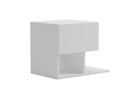 ΚΟΜΟΔΙΝΟ CASPIAN HM9071.11 ΜΕΛΑΜΙΝΗ ΣΕ ΛΕΥΚΟ 46,8x33x36,8Υεκ