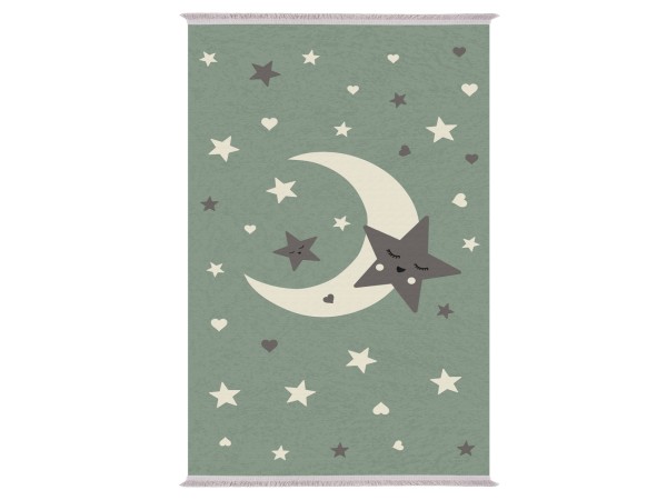 ΠΑΙΔΙΚΟ ΧΑΛΙ ΜΕ ΚΡΟΣΙΑ ΣΕΙΡΑ KIDDER HM7678.20 ΦΕΓΓΑΡΙ ΜΕ ΑΣΤΕΡΙΑ 80Χ150 εκ.