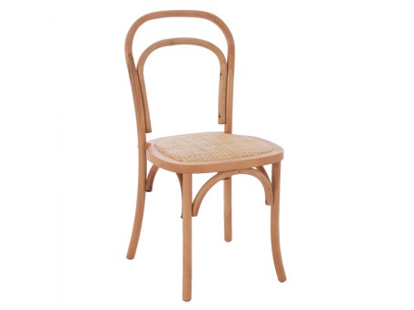 ΞΥΛΙΝΗ ΚΑΡΕΚΛΑ ΒΙΕΝΝΗΣ ALIYAH ΣΤΟΙΒΑΖΟΜΕΝΗ ΑΠΟ ΞΥΛΟ ΟΞΙΑΣ ΣΕ ΦΥΣΙΚΟ HM8644.01 45x54x89 εκ.