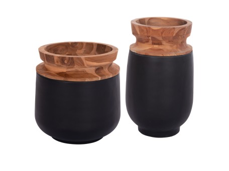 ΔΙΑΚΟΣΜΗΤΙΚΑ ΒΑΖΑ ΔΑΠΕΔΟΥ 2ΤΜΧ LINTER HM21140.01 FIBER CEMENT ΜΑΥΡΟ-ΞΥΛΟ ΤΕΑΚ 47Υ & 60Υεκ