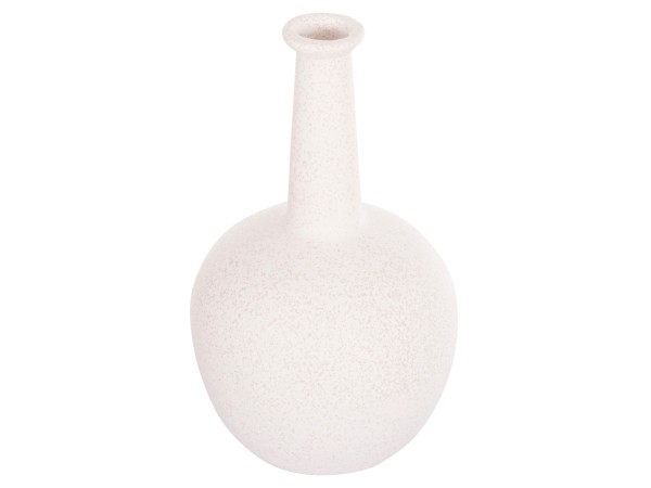 ΕΠΙΤΡΑΠΕΖΙΟ ΚΕΡΑΜΙΚΟ ΔΙΑΚΟΣΜΗΤΙΚΟ ELENDIL HM4593.01 ΥΠΟΛΕΥΚΟ ΚΡΥΣΤΑΛΛΙΚΟ Φ15x25Υεκ