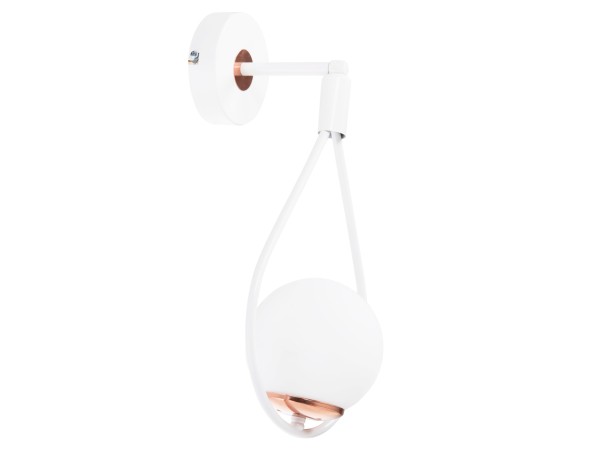 ΦΩΤΙΣΤΙΚΟ ΑΠΛΙΚΑ ΚΡΕΜΑΣΤΗ ΣΤΑΓΟΝΑ ΛΕΥΚΟ ΜΕ ΛΕΥΚΟ ΓΛΟΜΠΟ 22x20x43Yεκ.HM7640.03