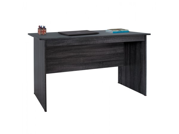 ΓΡΑΦΕΙΟ ΜΕΛΑΜΙΝΗΣ HAYDEN 120x71x74,5 HM2285.01 ΣΕ ΑΝΘΡΑΚΙ ΧΡΩΜΑ