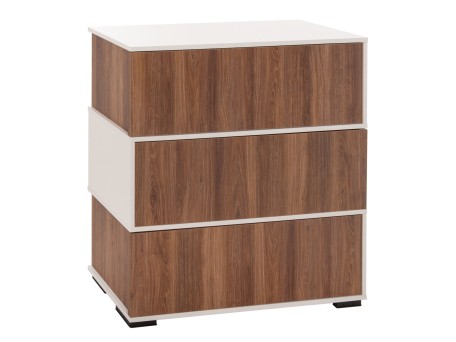 ΠΑΠΟΥΤΣΟΘΗΚΗ 3ΘΕΣΕΩΝ MIRABELL HM8938.11 ΜΕΛΑΜΙΝΗ ΣΕ ΚΑΡΥΔΙ-ΛΕΥΚΟ 90Χ30Χ93Yεκ.