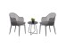 ΣΕΤ LOUNGE 3TMX ΕΞ.ΧΩΡΟΥ OREGO HM21107.01 ΑΛΟΥΜΙΝΙΟ & ΜΕΤΑΛΛΟ ΣΕ ΣΚΟΥΡΟ ΓΚΡΙ