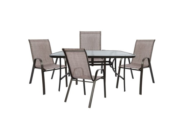 ΣΕΤ ΤΡΑΠΕΖΑΡΙΑΣ ΚΑΦΕ ΜΕΤΑΛΛΙΚΟ 5ΤΜΧ ΜΕ 4 ΚΑΡΕΚΛΕΣ & ΤΡΑΠΕΖΙ 150Χ90 HM5201 ΣΕΤ ΤΡΑΠΕΖΑΡΙΑΣ ΚΑΦΕ ΜΕΤΑΛΛΙΚΟ 5ΤΜΧ ΜΕ 4 ΚΑΡΕΚΛΕΣ & ΤΡΑΠΕΖΙ 150Χ90 HM5201