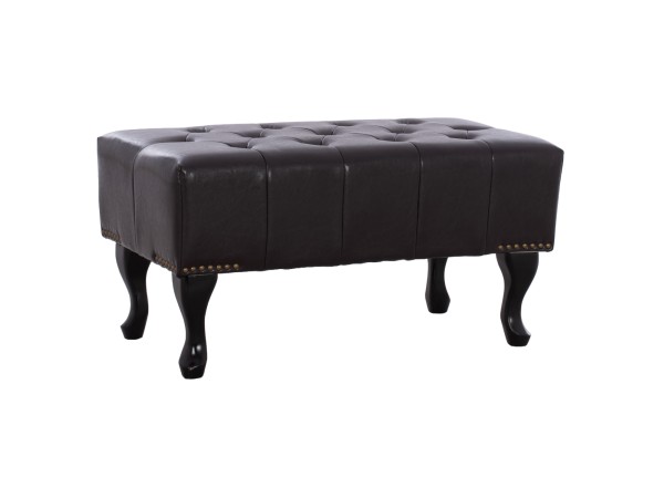 ΤΑΜΠΟΥΡΕ ΥΠΟΠΟΔΙΟ T.CHESTERFIELD EMMA HM226.01 PU 80x44x39Y εκ.ΣΚ.ΚΑΦΕ