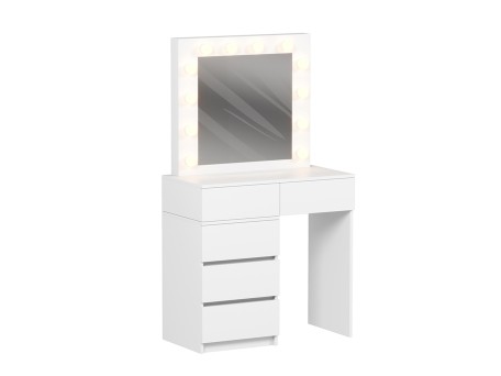 ΤΟΥΑΛΕΤΑ ΜΕ ΦΩΤΙΣΜΟ LED & ΣΥΡΤΑΡΙΑ BEYON HM2500.03 ΜΕΛΑΜΙΝΗ ΣΕ ΛΕΥΚΟ 80x40x140Υεκ.