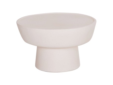 ΤΡΑΠΕΖΙ ΣΑΛΟΝΙΟΥ PIRSON HM18155.02 FIBER CEMENT ΣΕ ΛΕΥΚΟ--Φ60x36Υεκ.