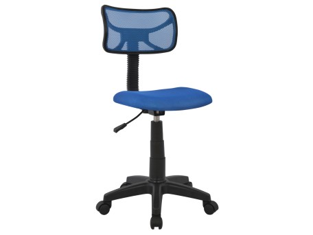 ΚΑΡΕΚΛΑ ΓΡΑΦΕΙΟΥ AKHILA HM1026.06 ΜΠΛΕ ΥΦΑΣΜΑ MESH 40,5x50,5x91,5 εκ.