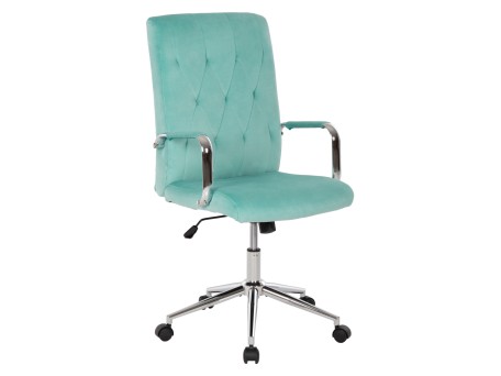 ΚΑΡΕΚΛΑ ΓΡΑΦΕΙΟΥ JOSEF HM1181.08 ΜΕΝΤΑ ΒΕΛΟΥΔΟ-INOX ΒΑΣΗ 58x61x105-113Yεκ.