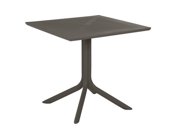 ΤΡΑΠΕΖΙ ΠΟΛΥΠΡΟΠΥΛΕΝΙΟΥ ΤΕΤΡΑΓΩΝΟ LUNAR HM5930.15 DARK OLIVE 80x80x75Yεκ.