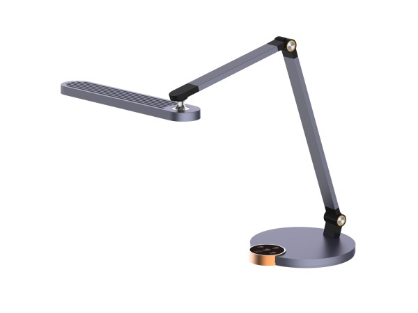 ΦΩΤΙΣΤΙΚΟ ΓΡΑΦΕΙΟΥ LED BLAIN PRO HM4454.07 ΓΚΡΙ ΒΑΣΗ ABS & ΑΛΟΥΜΙΝΙΟ 51,8x40Υεκ.