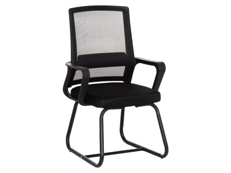 ΚΑΡΕΚΛΑ ΕΠΙΣΚΕΠΤΗ CASTER HM1228.01 PP--MESH--ΜΕΤΑΛΛΟ ΜΑΥΡΟ 46x52x94Υεκ