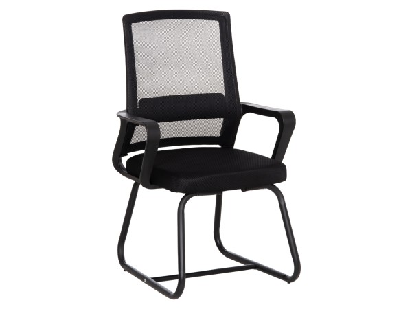 ΚΑΡΕΚΛΑ ΕΠΙΣΚΕΠΤΗ CASTER HM1228.01 PP--MESH--ΜΕΤΑΛΛΟ ΜΑΥΡΟ 46x52x94Υεκ
