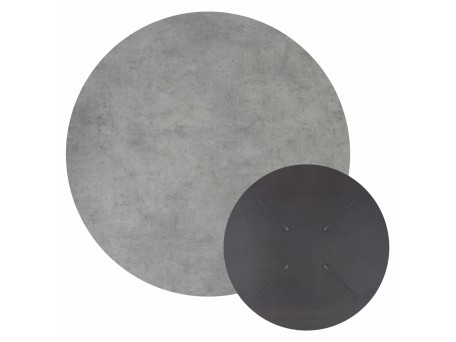 ΕΠΙΦΑΝΕΙΑ ΤΡΑΠΕΖΙΟΥ HPL ΣΤΡΟΓΓΥΛΗ HM5841.32 CEMENT Φ60εκ.