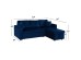 ΚΑΝΑΠΕΣ ΓΩΝΙΑ ΚΡΕΒΑΤΙ WAYNE 224x147x85Υεκ. HM3028.18 ΒΕΛΟΥΔΟ ΜΠΛΕ
