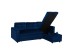 ΚΑΝΑΠΕΣ ΓΩΝΙΑ ΚΡΕΒΑΤΙ WAYNE 224x147x85Υεκ. HM3028.18 ΒΕΛΟΥΔΟ ΜΠΛΕ