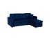 ΚΑΝΑΠΕΣ ΓΩΝΙΑ ΚΡΕΒΑΤΙ WAYNE 224x147x85Υεκ. HM3028.18 ΒΕΛΟΥΔΟ ΜΠΛΕ