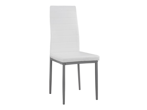 ΚΑΡΕΚΛΑ ΜΕΤΑΛΛΙΚΗ LADY HM0037.11 ΛΕΥΚΟ PU ΜΕΤΑΛΛΙΚΟ ΣΚΕΛΕΤΟ K/D 40x48x95 εκ.